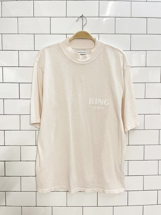 anine bing la 2012 organic cotton mockneck tee - good market thrift store