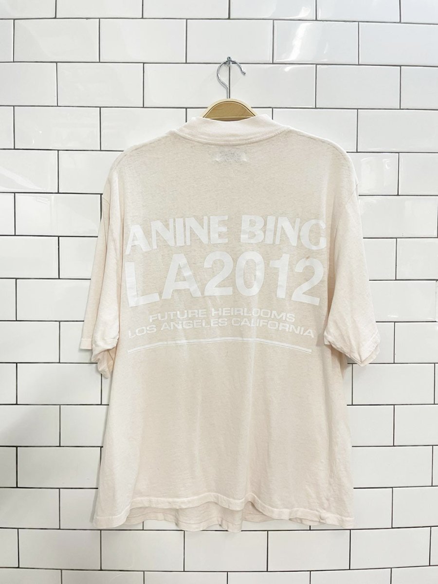 anine bing la 2012 organic cotton mockneck tee - good market thrift store