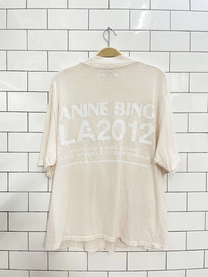 anine bing la 2012 organic cotton mockneck tee - good market thrift store