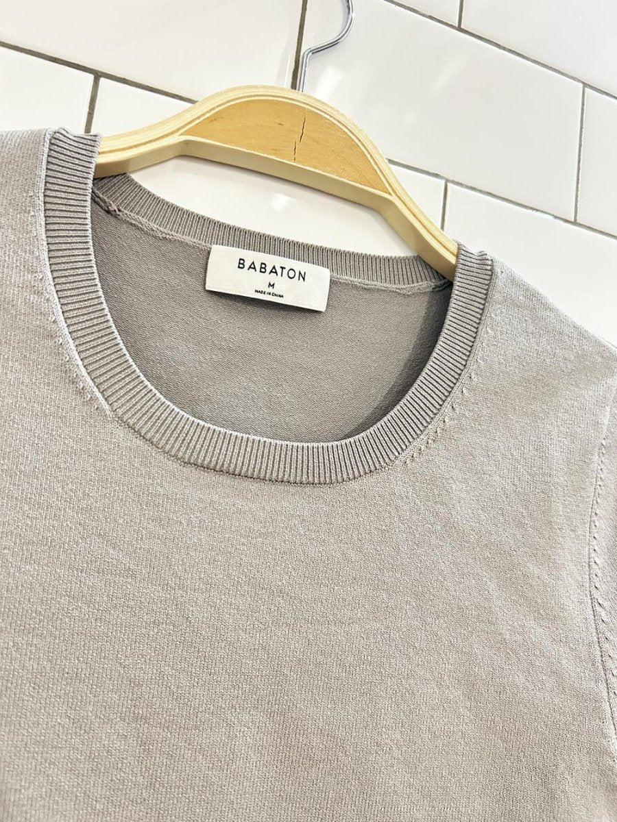 babaton sculpt knit long sleeve top - good market thrift store