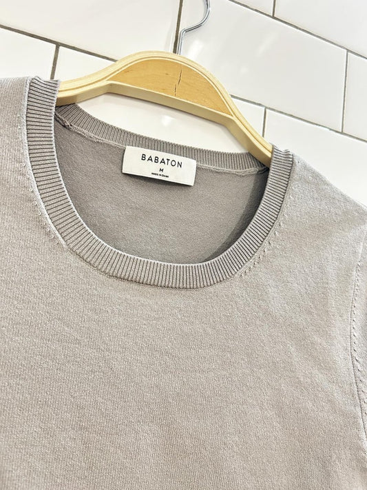 babaton sculpt knit long sleeve top - good market thrift store