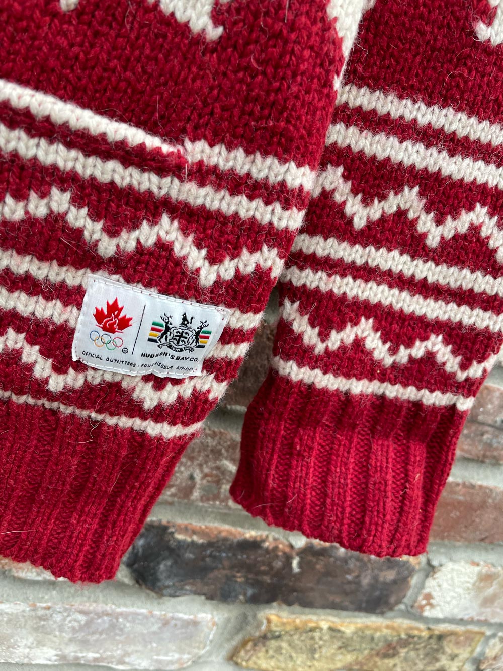 hbc lambswool cowichan sweater cardigan