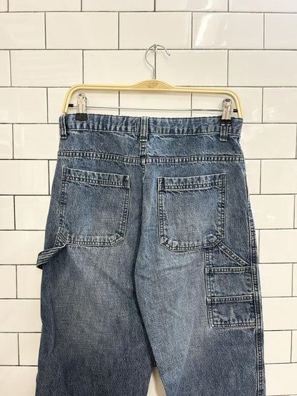 nevada wide leg carpenter jeans - good market thrift store