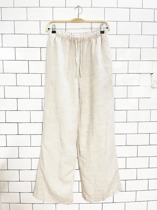 wilfred 2026 cruise linen-blend wide leg pant | aritzia