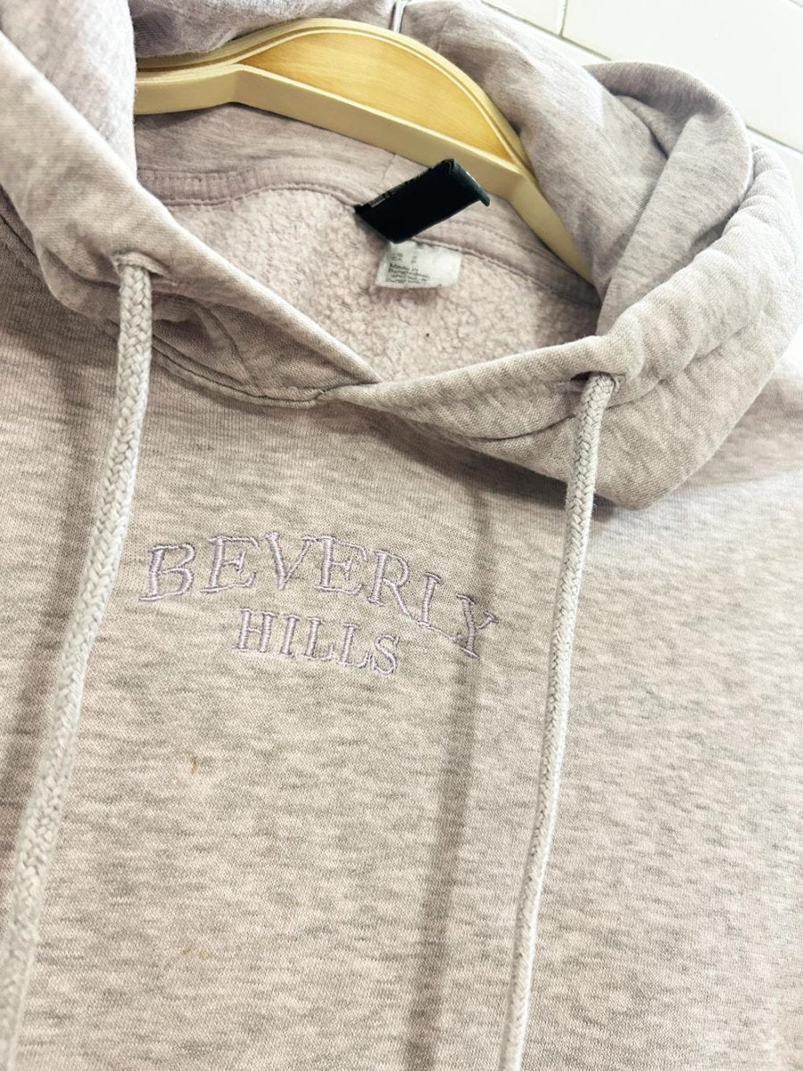 h&m boxy beverly hills hoodie - good market thrift store