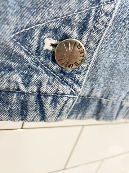 vintage 90s weller fitted denim shirt - good market thrift store