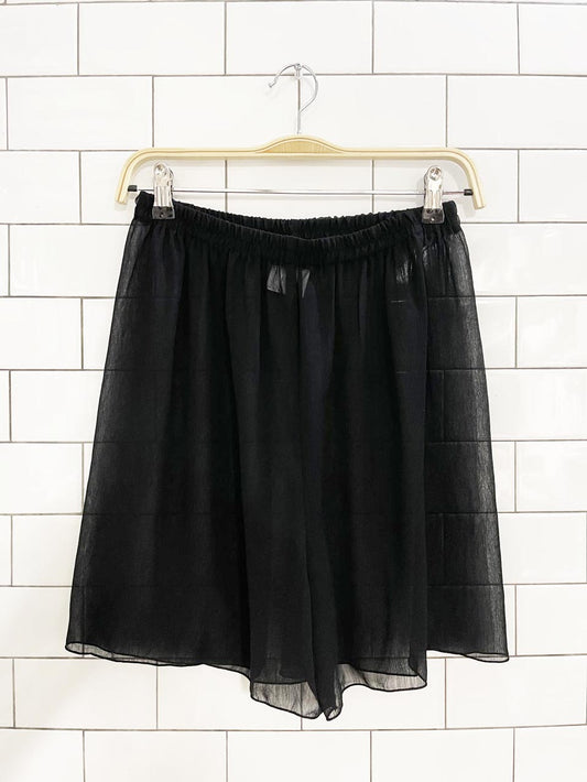 vintage 90s island girl chiffon beach short