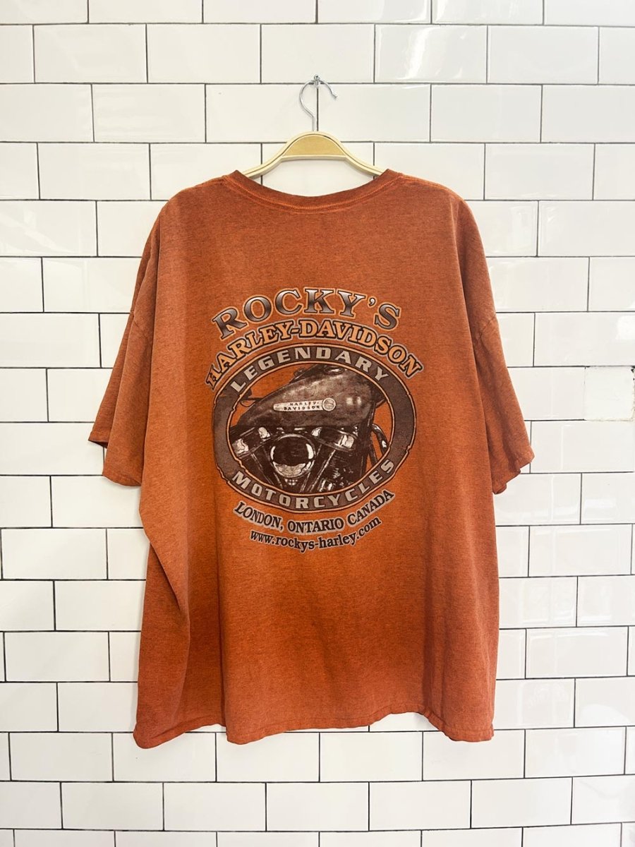 harley davidson london ontario graphic tee - good market thrift store