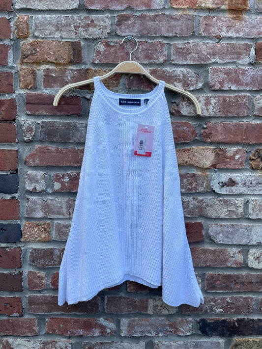 525 america high neck knit swing tank