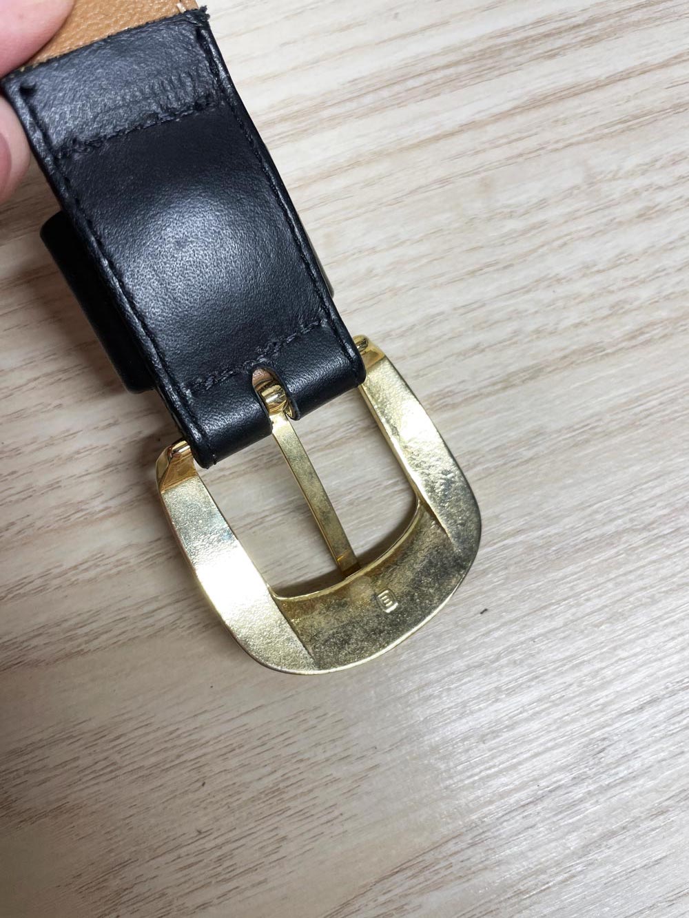 vintage ailes leather metal scottish terrier belt