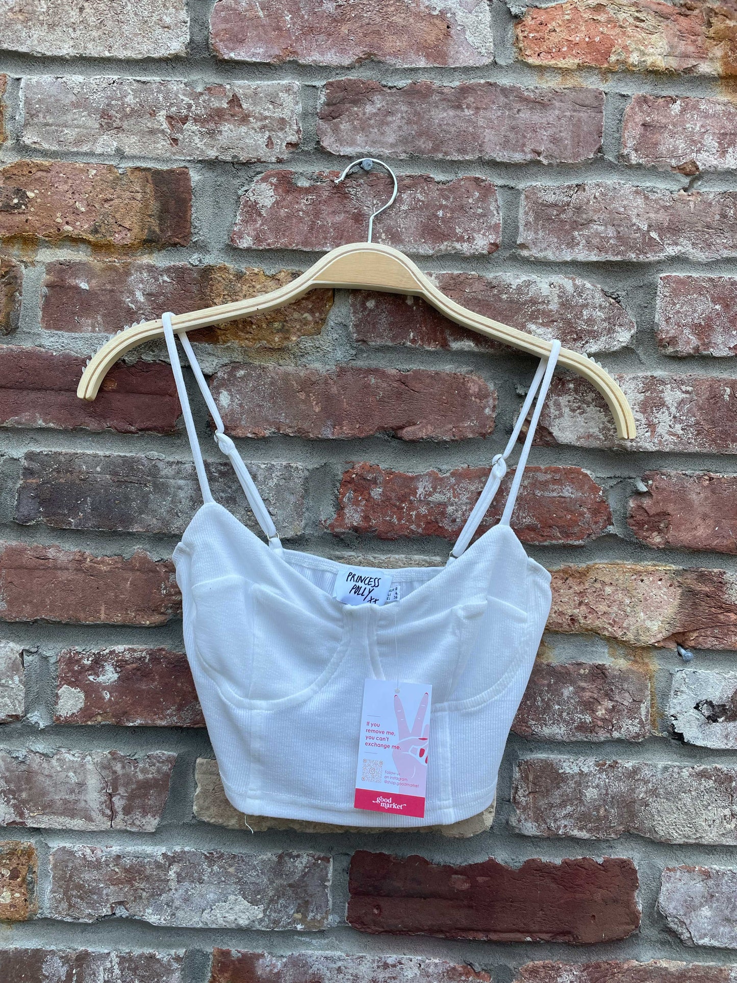 princess polly bustier crop tank