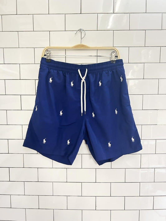 polo ralph lauren pony logo swim shorts - good market thrift store