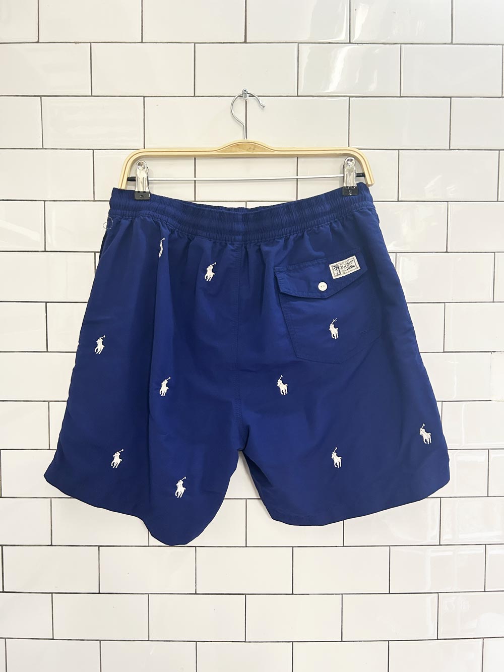 polo ralph lauren pony logo swim shorts - good market thrift store