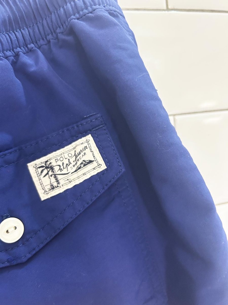polo ralph lauren pony logo swim shorts - good market thrift store