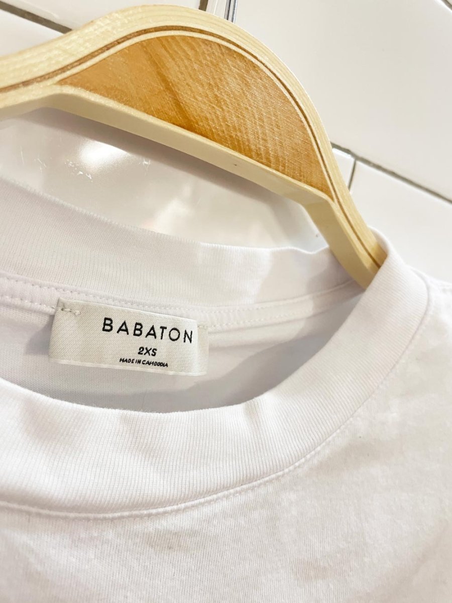 babaton shoulder pad crop tank - good market thrift store