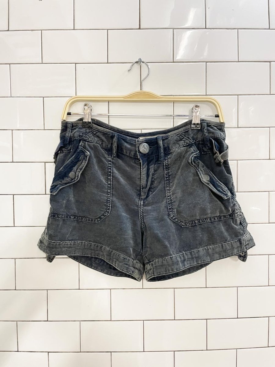 free people grunge corduroy short - good market thrift store