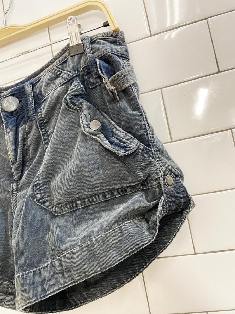 free people grunge corduroy short - good market thrift store