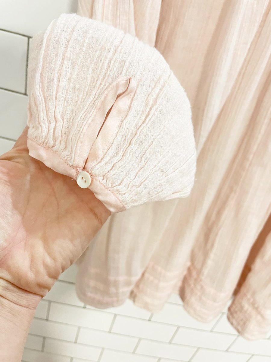 calypso st barth gauze cotton oversized boho blouse - good market thrift store