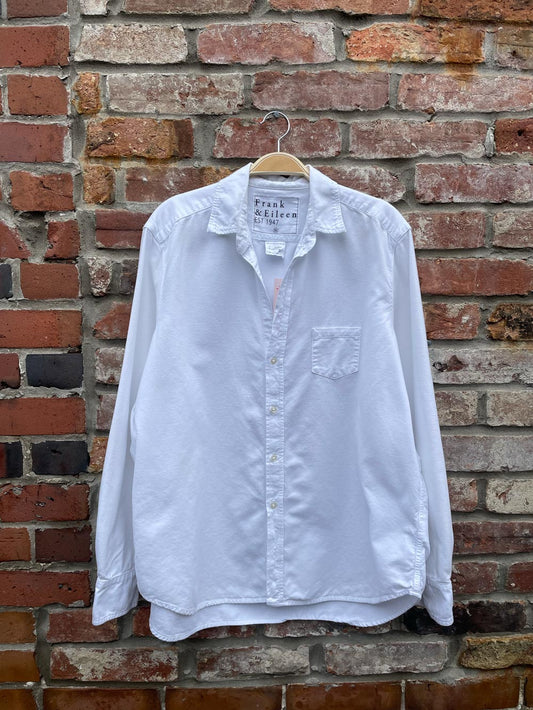 frank and eileen relaxed brushed cotton shirt