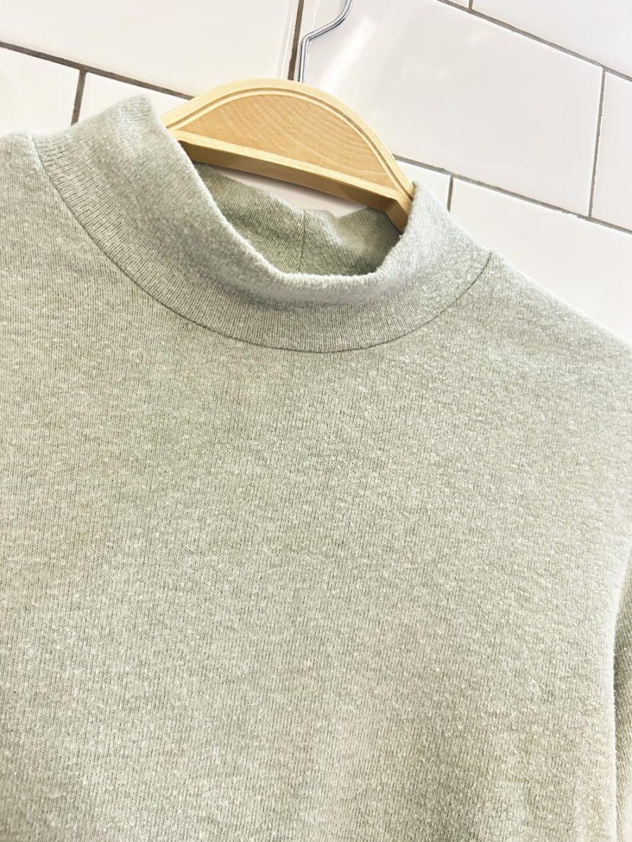 tna cropped long sleeve knit top - good market thrift store