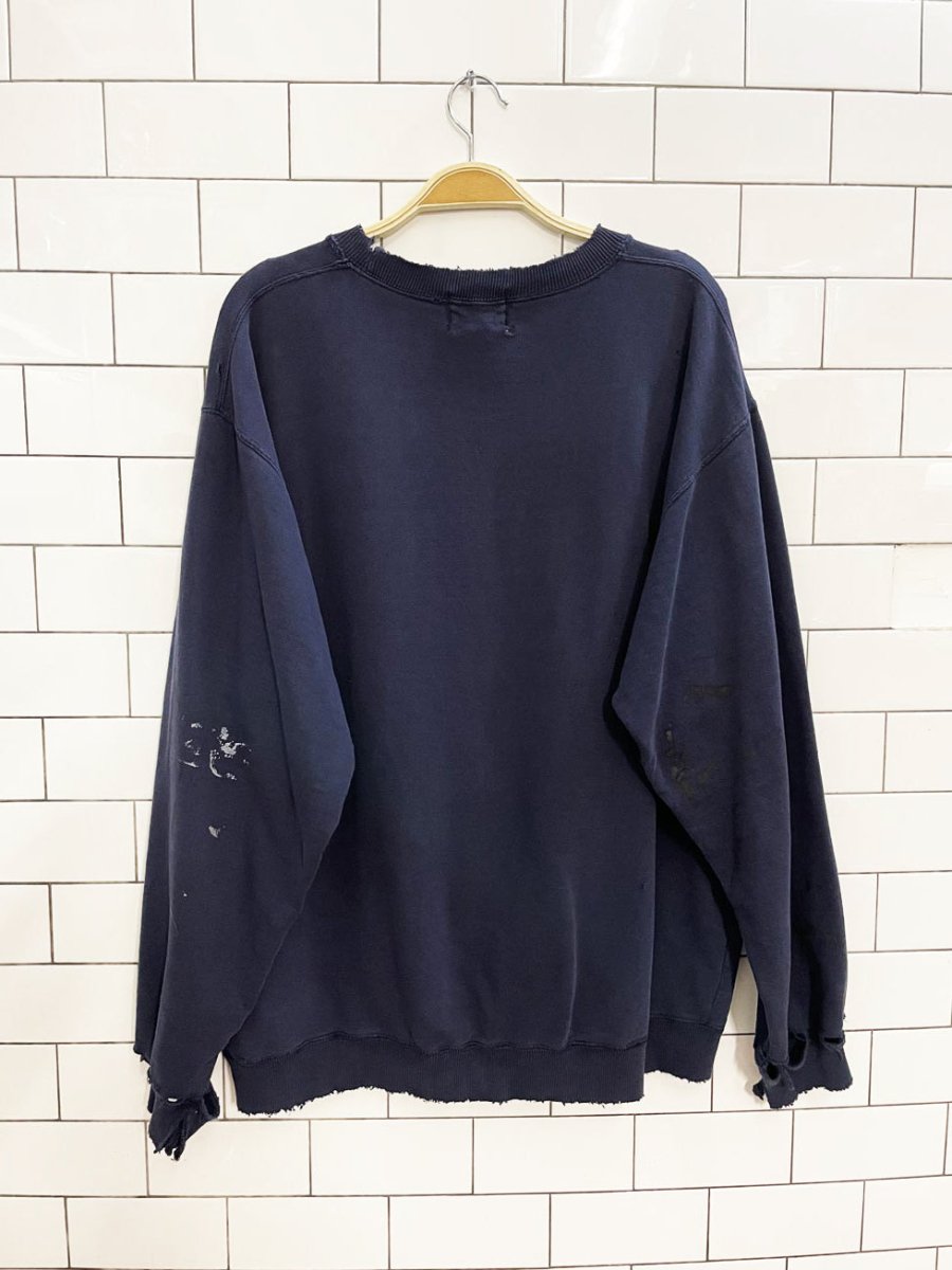 vintage 90s roots seriously distressed cottage crew - good market thrift store