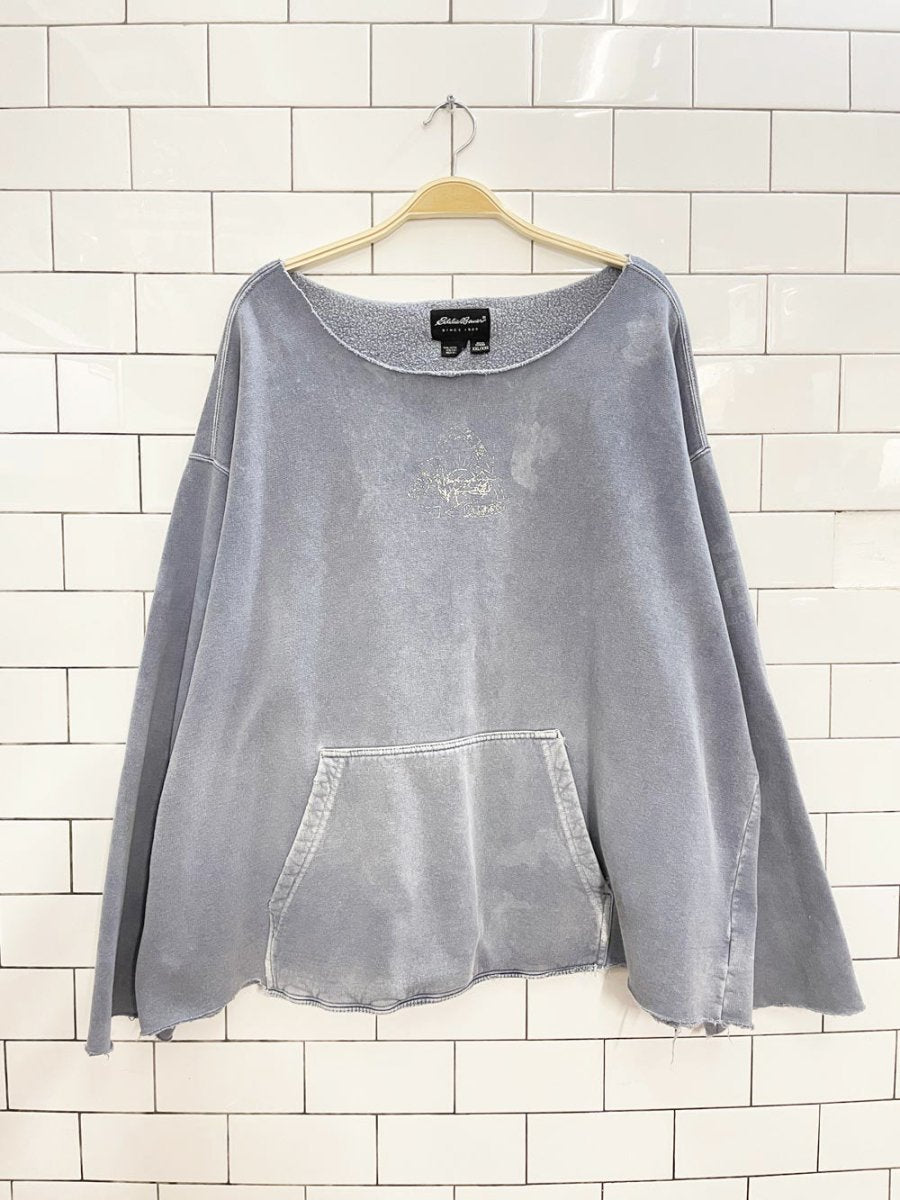 vintage 90s eddie bauer save the planet rework pocket crew - good market thrift store