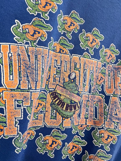vintage 90s university of florida gatorbowl distressed crew | tulex - good market thrift store
