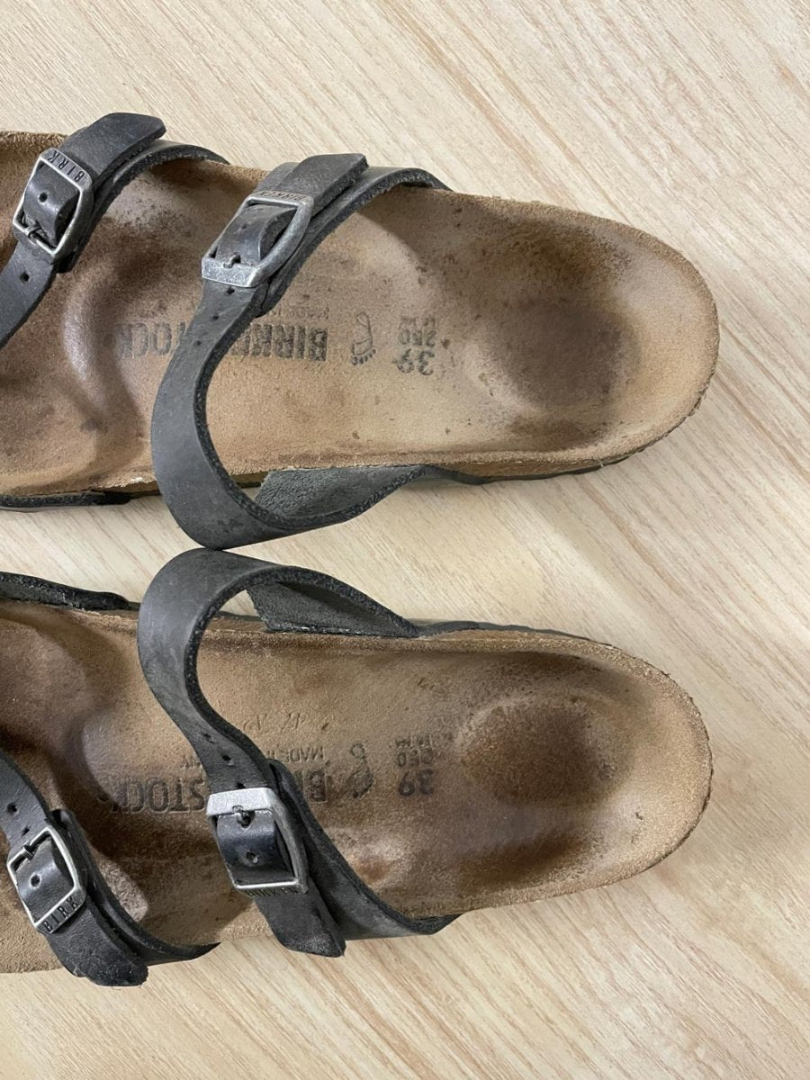 birkenstock kumba oiled leather sandals - good market thrift store