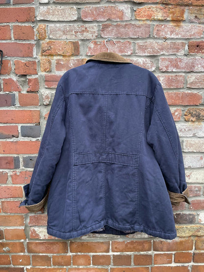 vintage jessica quilted cord trim barn coat