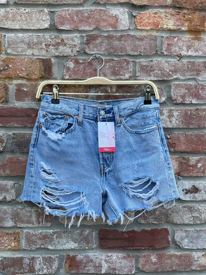 levi's wedgie straight cut off shorts