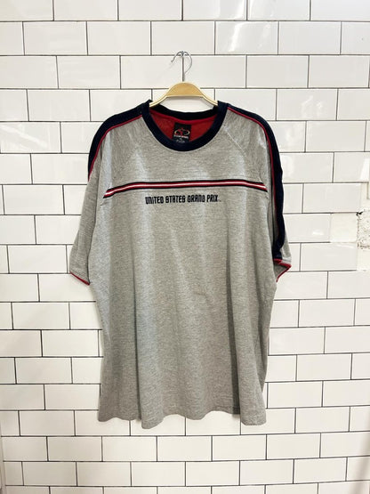 vintage united states grand prix racing stripe tee - good market thrift store