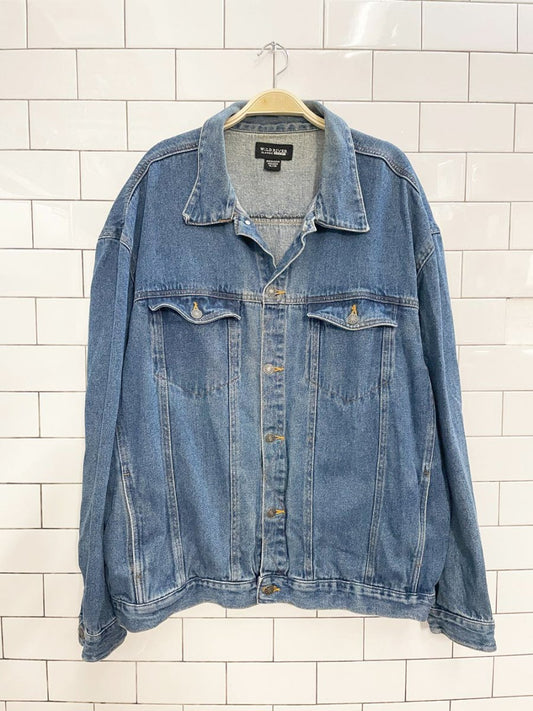 vintage 00s wild river sport denim trucker jacket - good market thrift store