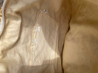 vintage crochet straw rainbow bag