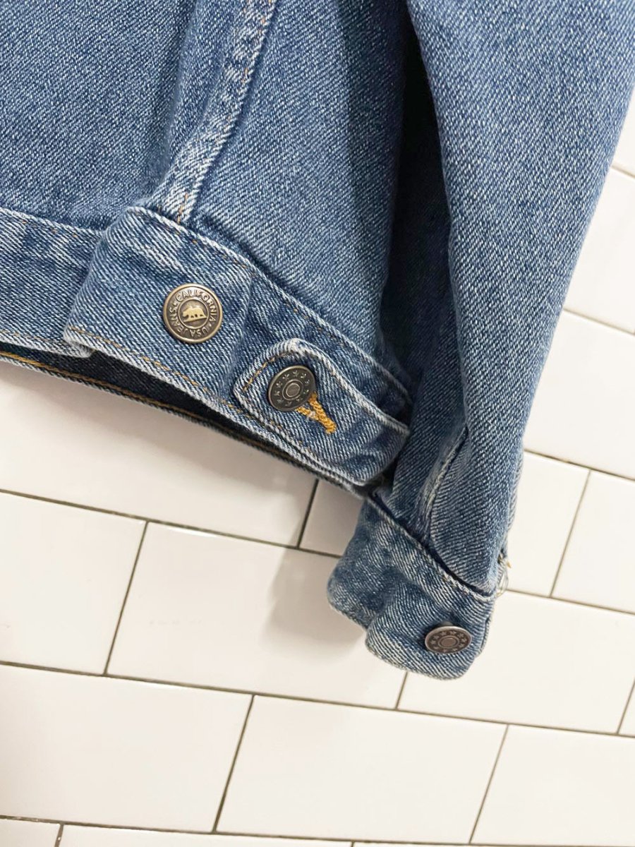 vintage 00s wild river sport denim trucker jacket - good market thrift store