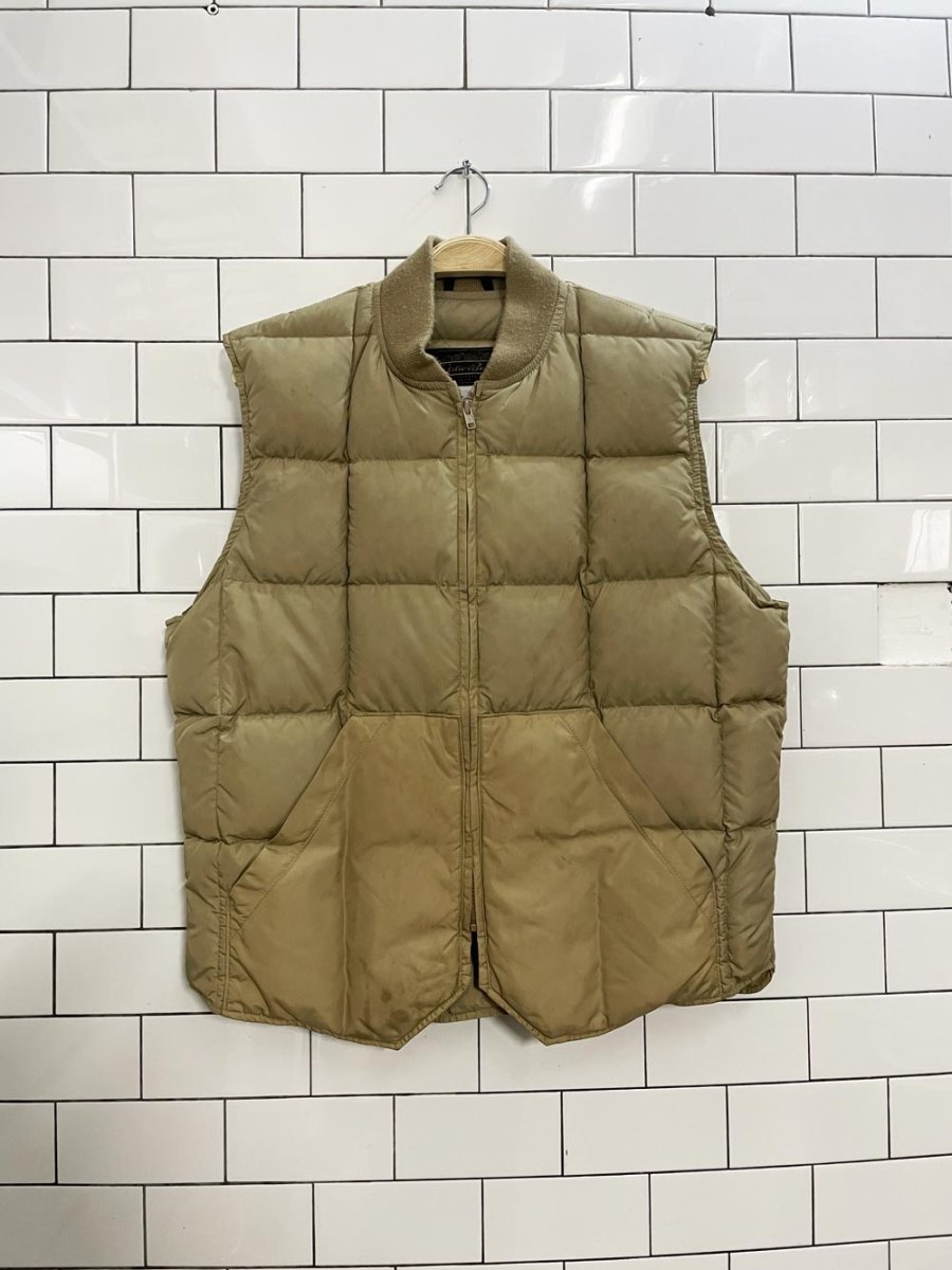 vintage 90s eddie bauer goose down vest - good market thrift store
