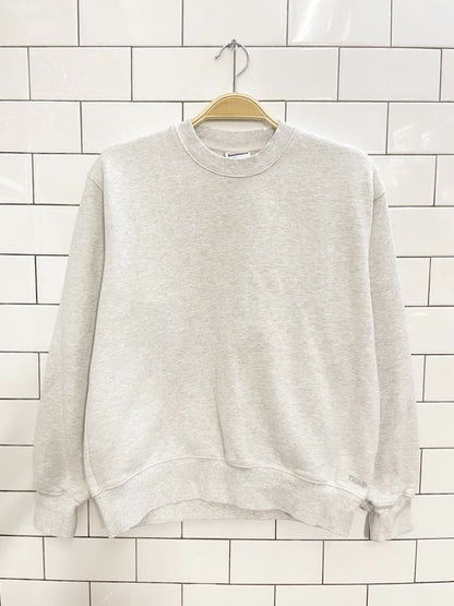 tna sweatfleece cozy fleece crewneck sweatshirt | aritzia - good market thrift store