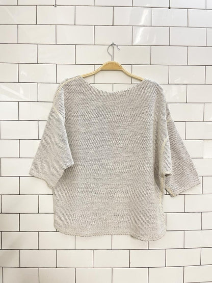 american apparel boxy crop sweatshirt - good market thrift store
