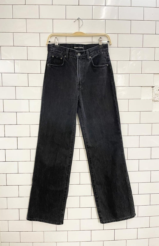 denim forum the farrah high rise wide leg jean - good market thrift store