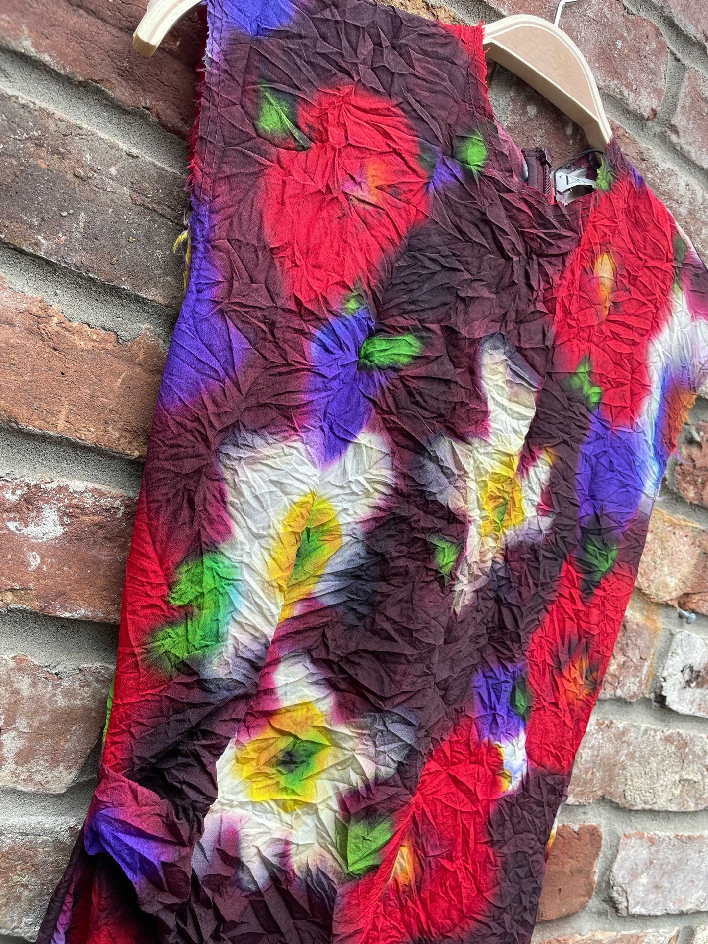 zara 23/24 crinkle floral midi dress