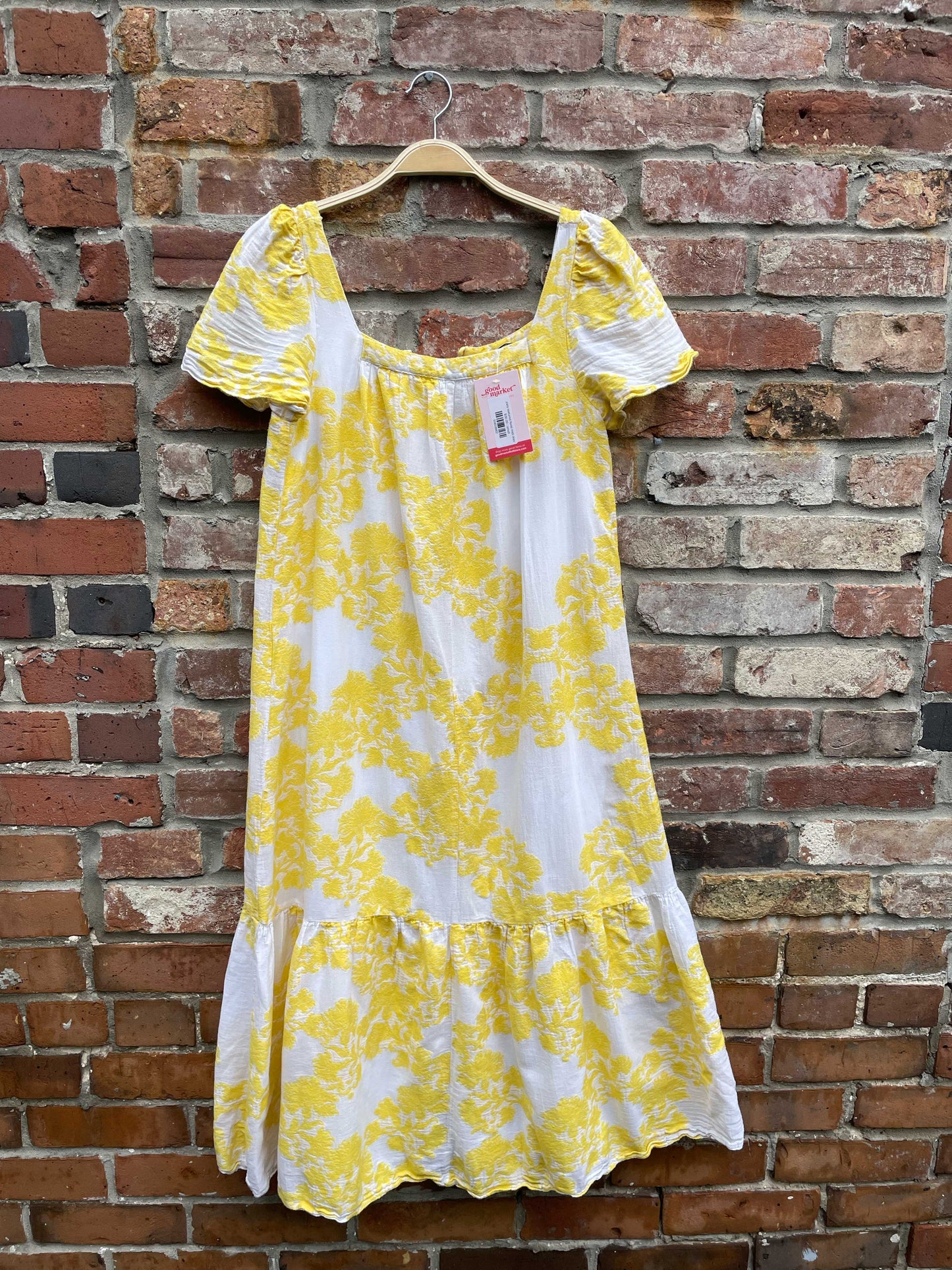 zara textured floral midi dress