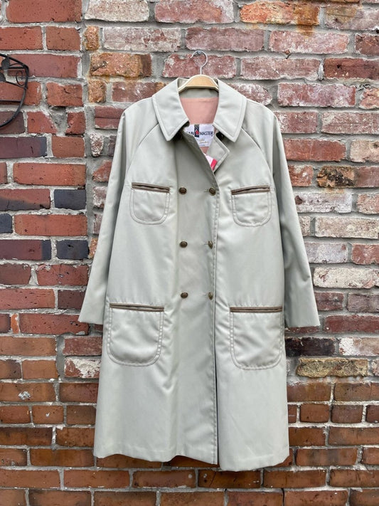 vintage lydia sperlich mod double breasted trench - good market thrift store