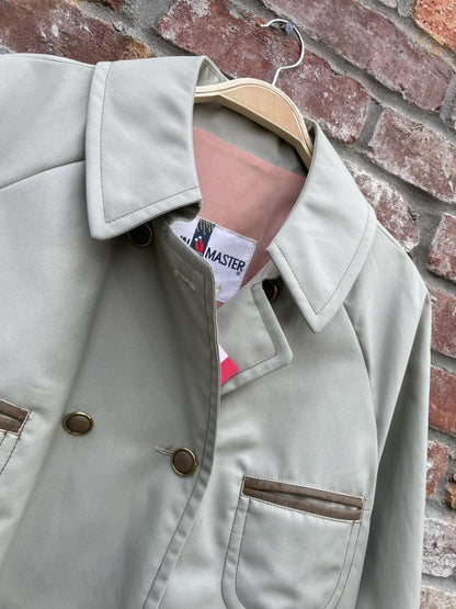 vintage lydia sperlich mod double breasted trench - good market thrift store