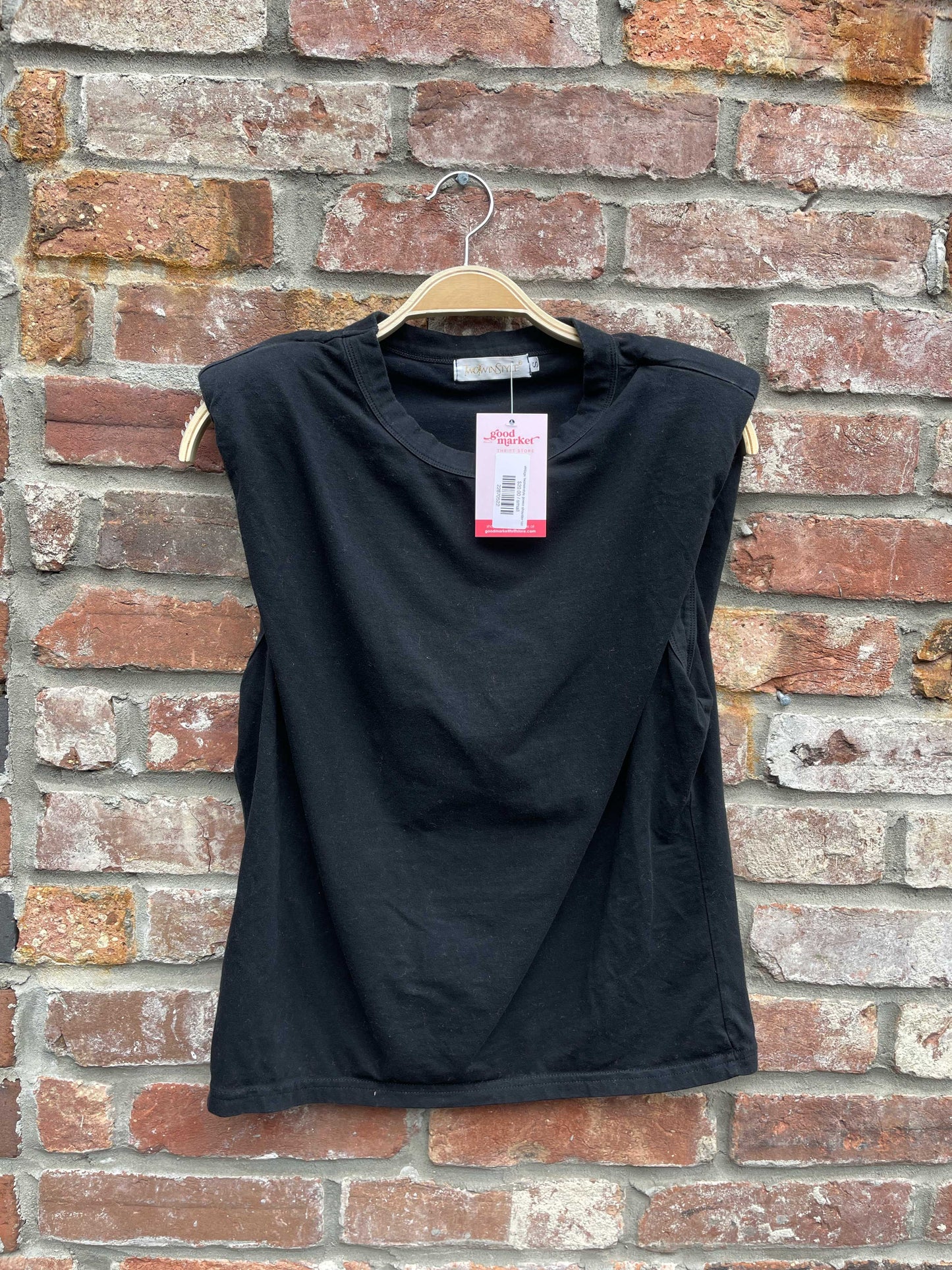 vintage twotwinstyle power shoulder tank