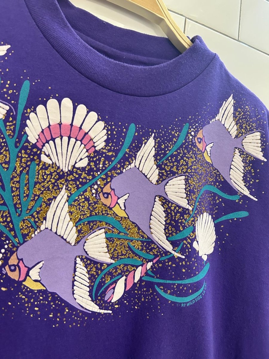 vintage 90s wild side reef shirt - good market thrift store