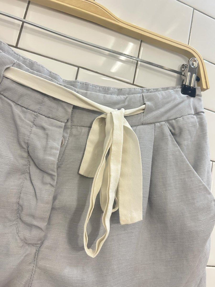 wilfred allegra linen + silk shorts - good market thrift store