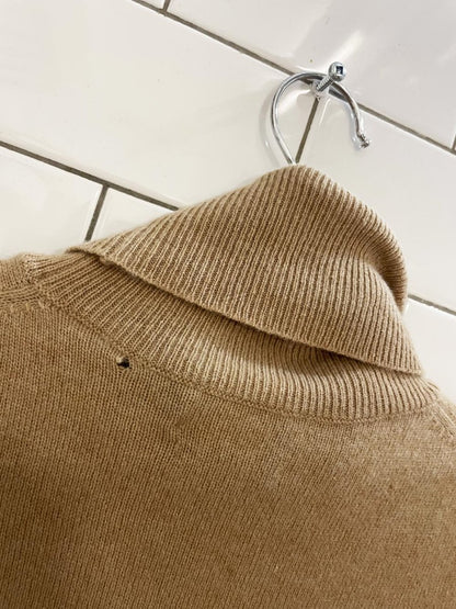 polo RL 100% cashmere camel turtleneck - good market thrift store