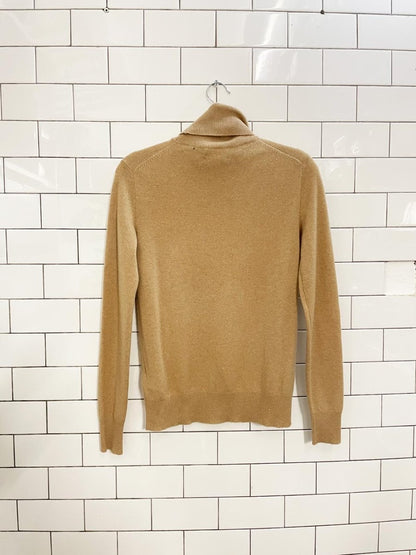 polo RL 100% cashmere camel turtleneck - good market thrift store