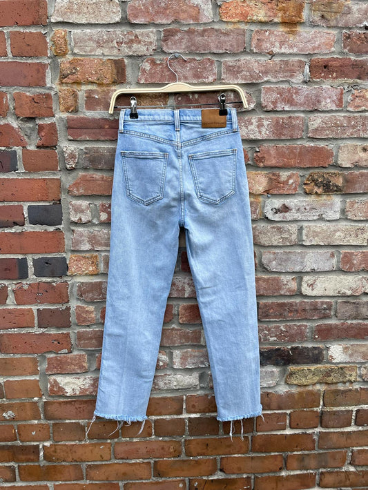 denim forum the arlo high rise straight