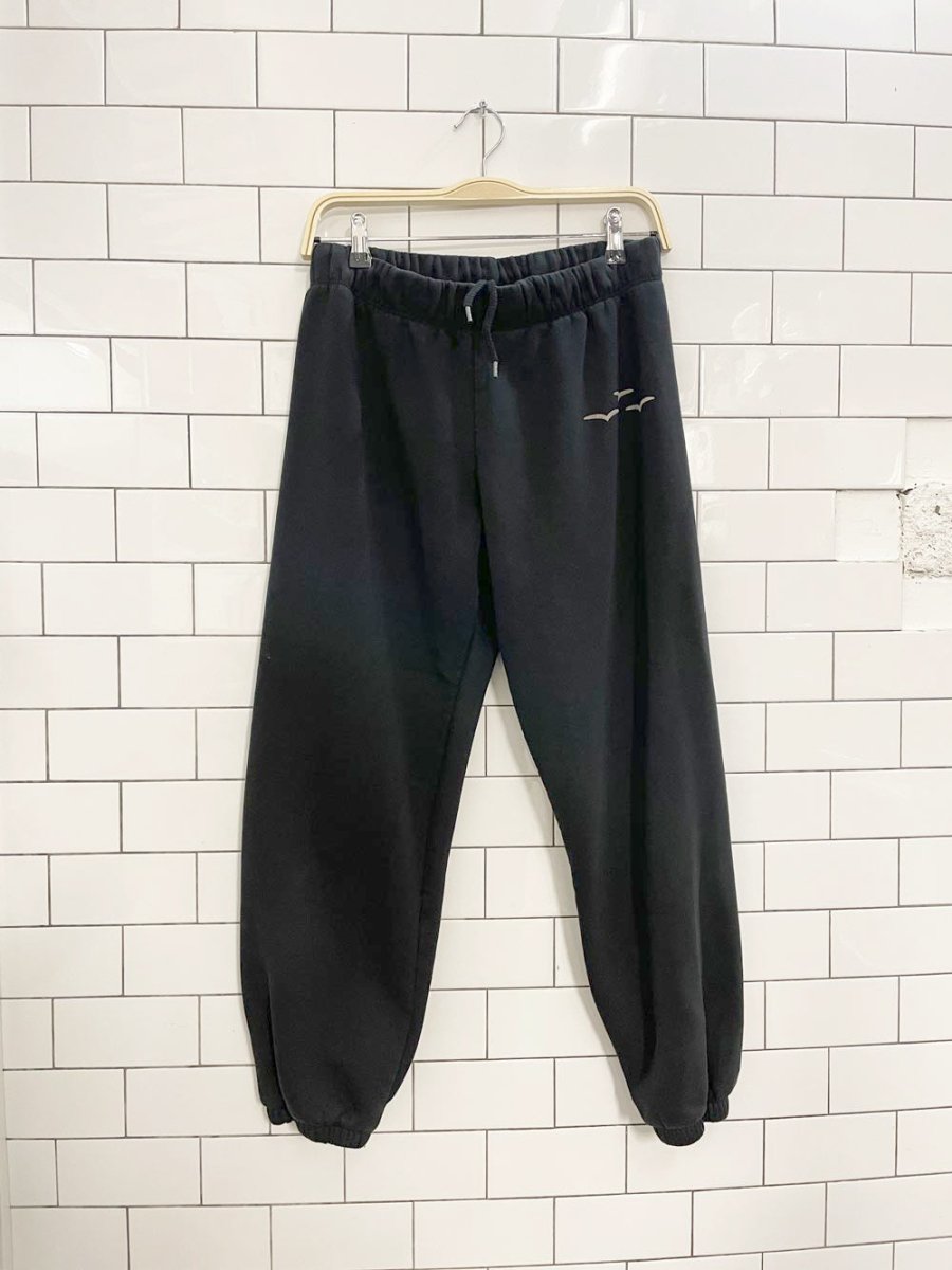 lazypants cozy black sweatpants - good market thrift store