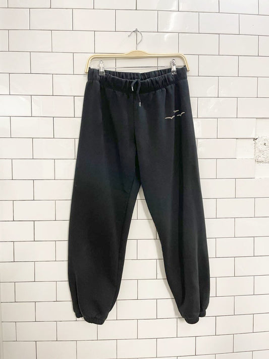 lazypants cozy black sweatpants - good market thrift store